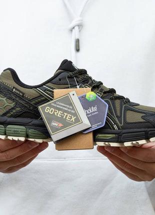 Кросівки в стилі asics gel-kahaha gore-tex haki