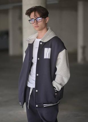 Підлітковий спортивний костюм з бомбером