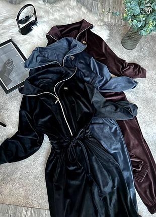 Комбинезон велюр на меху