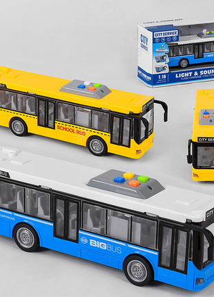 Іграшковий автобус,інерційний,функціональний (910 ab)