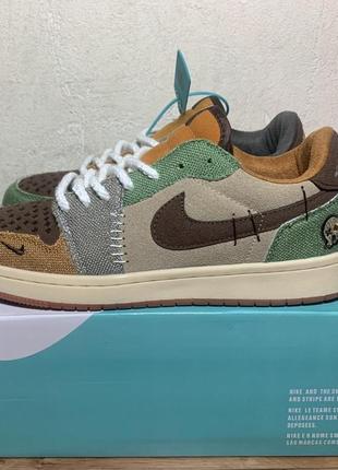 Чоловічі кросівки air jordan 1 retro low og zion williamson voodoo