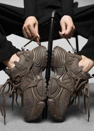 Женские кроссовки stilt brown dg17-3 нп4937