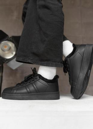 Зимние женские утепленные кроссовки juli black