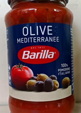Итальянский соус на томатной основе барилла с оливками barilla olive 400 грамм