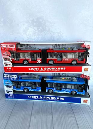 Іграшковий тролейбус,інерційний функціональний  (915 ab)