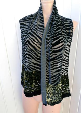 Шелковый легкий шарф,бархат