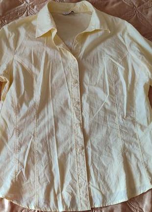 Жёлтая рубашка george лимонная