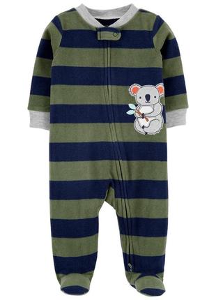 Carters флисовый человечек картерс слип поддева пижама коала boy