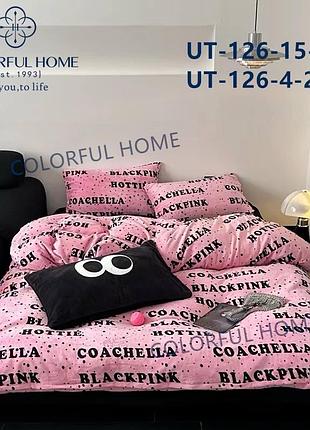 Роскошное велюровое постельное белье в ярких принтах