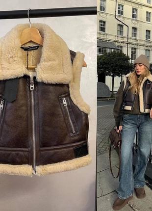 Безрукавка жилетка zara