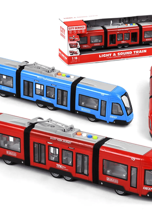 Іграшковий трамвай,інерційний,функціональний(930 ab)