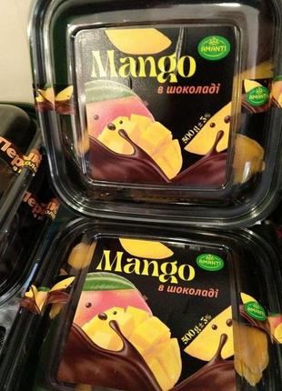 Сушеное манго в шоколаде amanti 500 гр