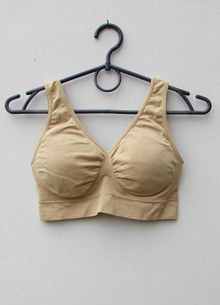 Бесшовный бюстгальтер бра топ c   размер s