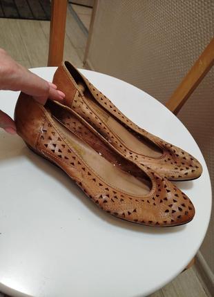 Летние туфли, кожа, 39р 25,5см (46)