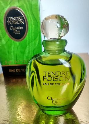 Christian dior tendre poison 5 мл вінтаж мініатюра