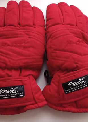 Porelle waterproof - горнолыжные, не промокаемые перчатки на меху.