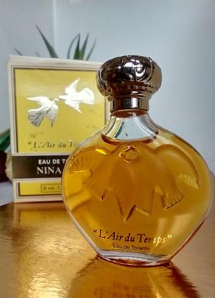 L'air du temps nina ricci винтаж 6 мл миниатюра lalique