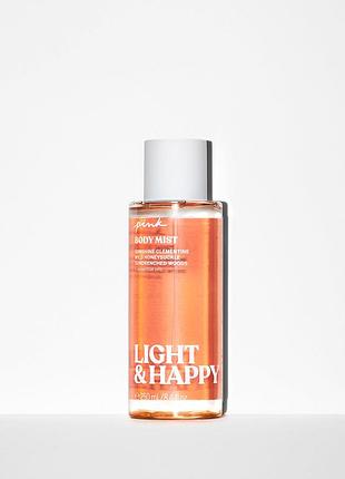 Міст спрей для тіла victoria's secret pink light & happy 250 мл