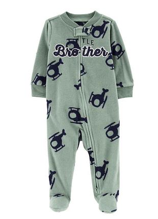 Carters флисовый человечек картерс слип поддева пижама brother