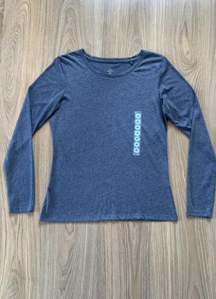 Новый женский базовый хлопковый стильный лонгслив the basics by c&a