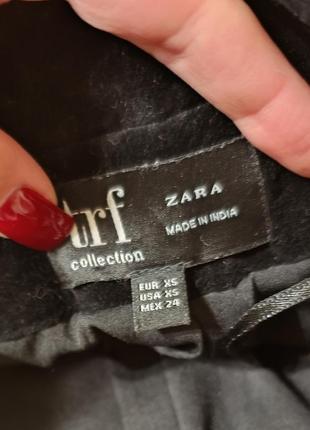 Zara велюровый жакет/пиджак с вышивкой в стиле милитари р 404 фото