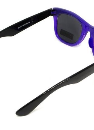 Очки защитные открытые swag hipster-4 purple (gray) серые6 фото
