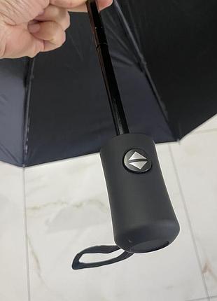 Зонт женский черно белый гусиный лапка автомат