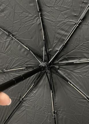 Зонт женский черно белый гусиный лапка автомат