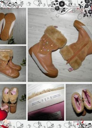 ❤️обнова ❤️ ботинки кожа clarks (р.27 (9) -стелька 18см) ботиночки сапожки сапоги