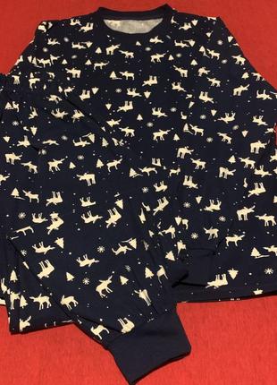 Красивая уютная пижама/домашний костюм микрофлис peacocks/англия/p.s