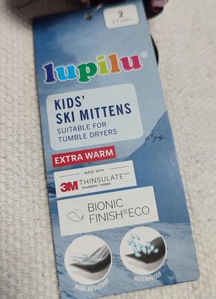 Рукавицы варежки краги lupilu 2-4 года