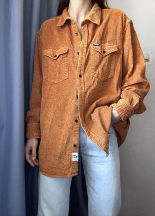 Вельветова сорочка wrangler сорочка оверсайз тепла сорочка блузка вельвет блуза
