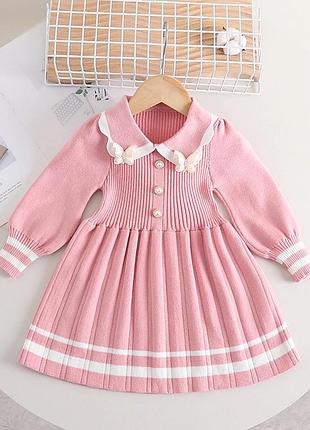 Теплое платье для девочки