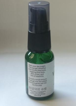 Гель для шкіри навколо очей votary super bright eye gel with green tea and peptides