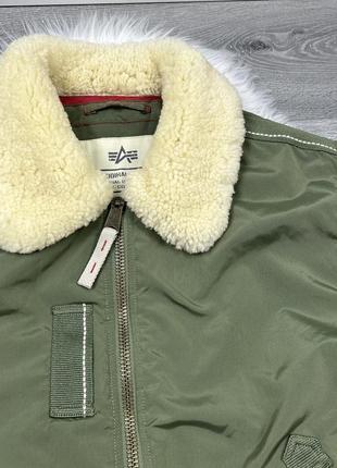 Мужской оригинальный бомбер alpha industries2 фото