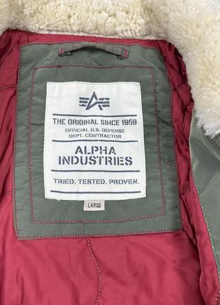 Мужской оригинальный бомбер alpha industries7 фото