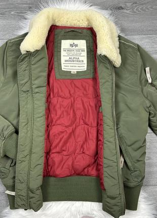 Мужской оригинальный бомбер alpha industries4 фото