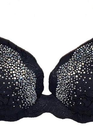 Бюстгальтер ліфчик в стразах victoria’s secret, 36 c