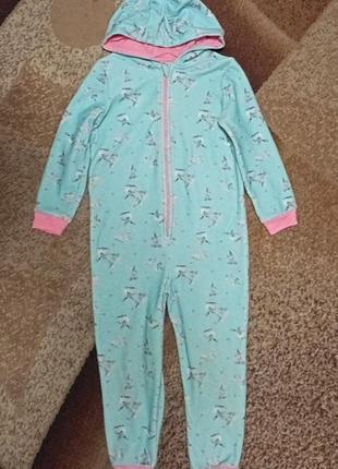 Флисовое кингуруми для девочки 6-7 лет