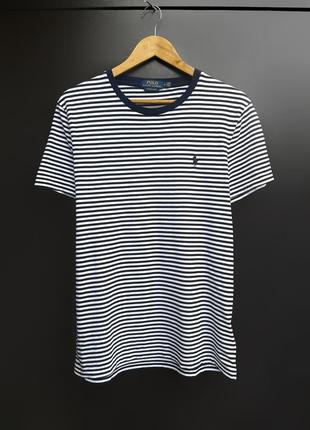 Футболка мужская polo ralph lauren в полоску в размере м