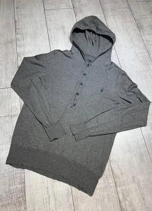 Легкое мужское шерстяное худи allsaints