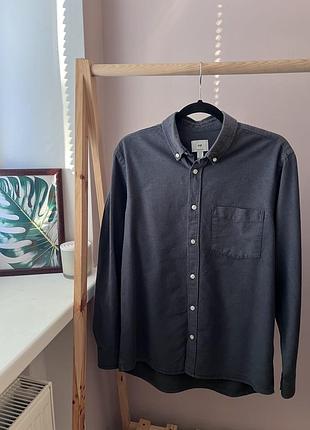 Рубашка серая h&amp;m