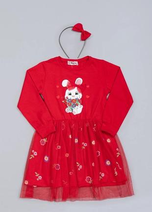 Красивое платье для девочки на 6-7 лет