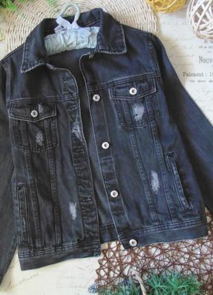 Крутецька джинсова куртка zara