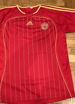Красная футболка adidas оригинал размер l