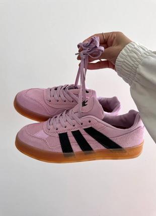 👟 кроссовки adidas mark gonzales x aloha «one black eye&nbsp;» pink premium     / наложка bs👟2 фото