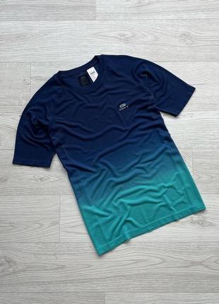 Спортивна футболка decathlon kalenji kiprun care mc compression running t-shirt blue/green