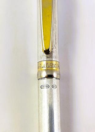 Шариковая ручка lalex. серебро 925 пробы. оригинал the lalex co italy