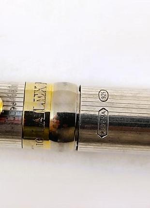 Шариковая ручка lalex. серебро 925 пробы. оригинал the lalex co italy