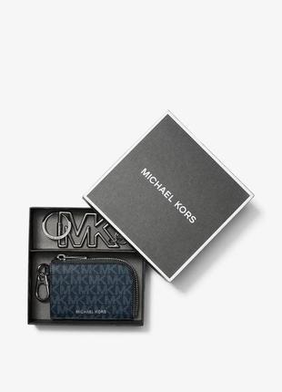 Мужской комплект michael kors кошелек и брелок